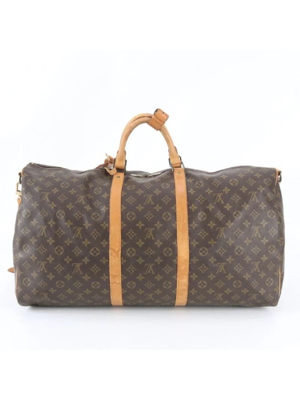 Louis Vuitton Monogram Keepall Bandouliere 60 Leather 2-Way Boston Bag Crossbody